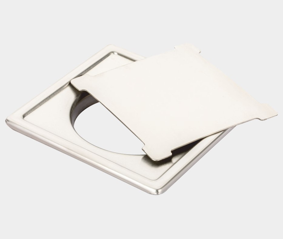 PR-106 Floor Drainer Stainless Steel Commercial Kitchen Drain Board Heavy-Duty Grate Tray Water Drainage Rack Restaurant Floor Sink Industrial Food Prep Anti-Slip Rustproof Easy Clean Professional Grade Durable Pest-Resistant